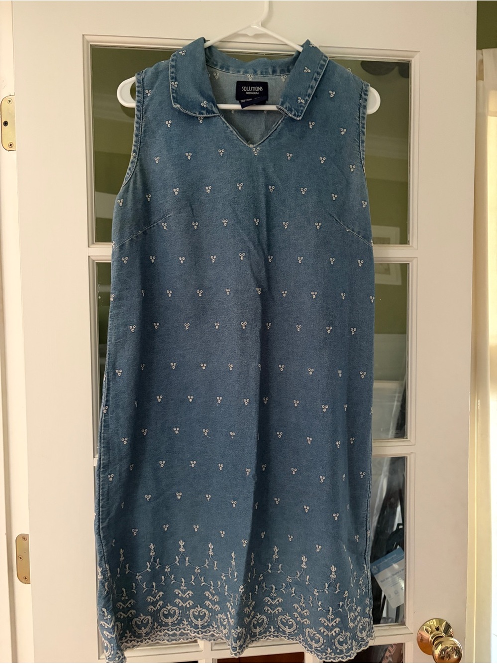 Solutions Original Jean Blue Dress Size L